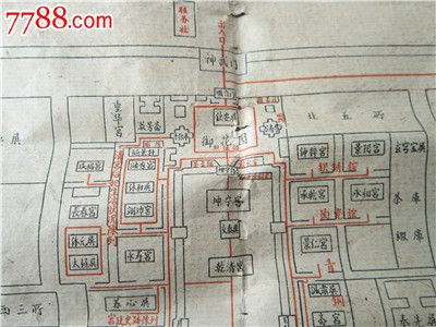 故宫博物院参观路线图