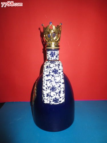 艺术酒瓶收藏-精美陶瓷中国韵花之冠酒酒瓶【全品】