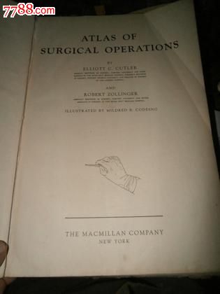 民国英文《外科手术图谱》【附《胃癌防治方案