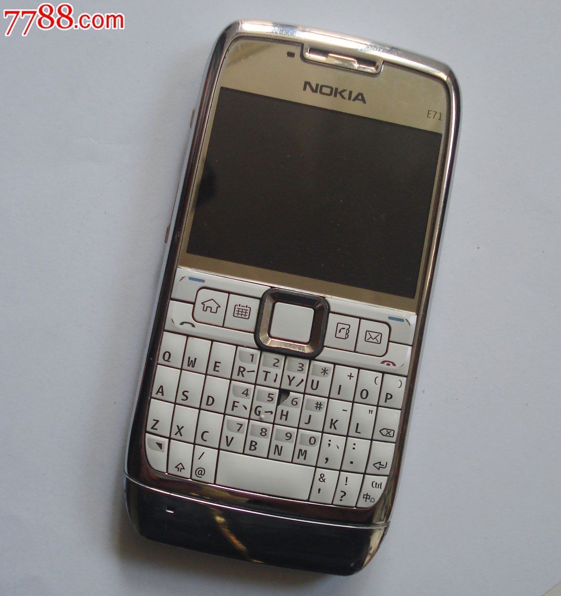 二手行货nokia/诺基亚e71直板智能商务手机全键盘手机图片