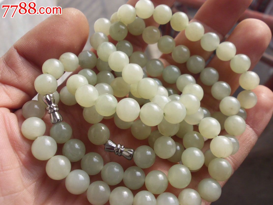 和田玉小珠子两条100多粒-价格:800元-se2171