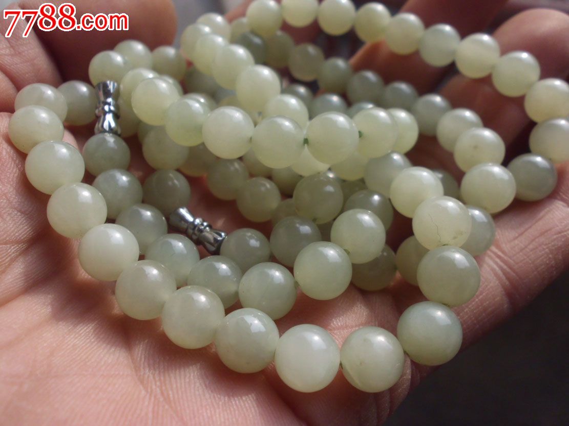 和田玉小珠子两条100多粒-价格:800元-se2171
