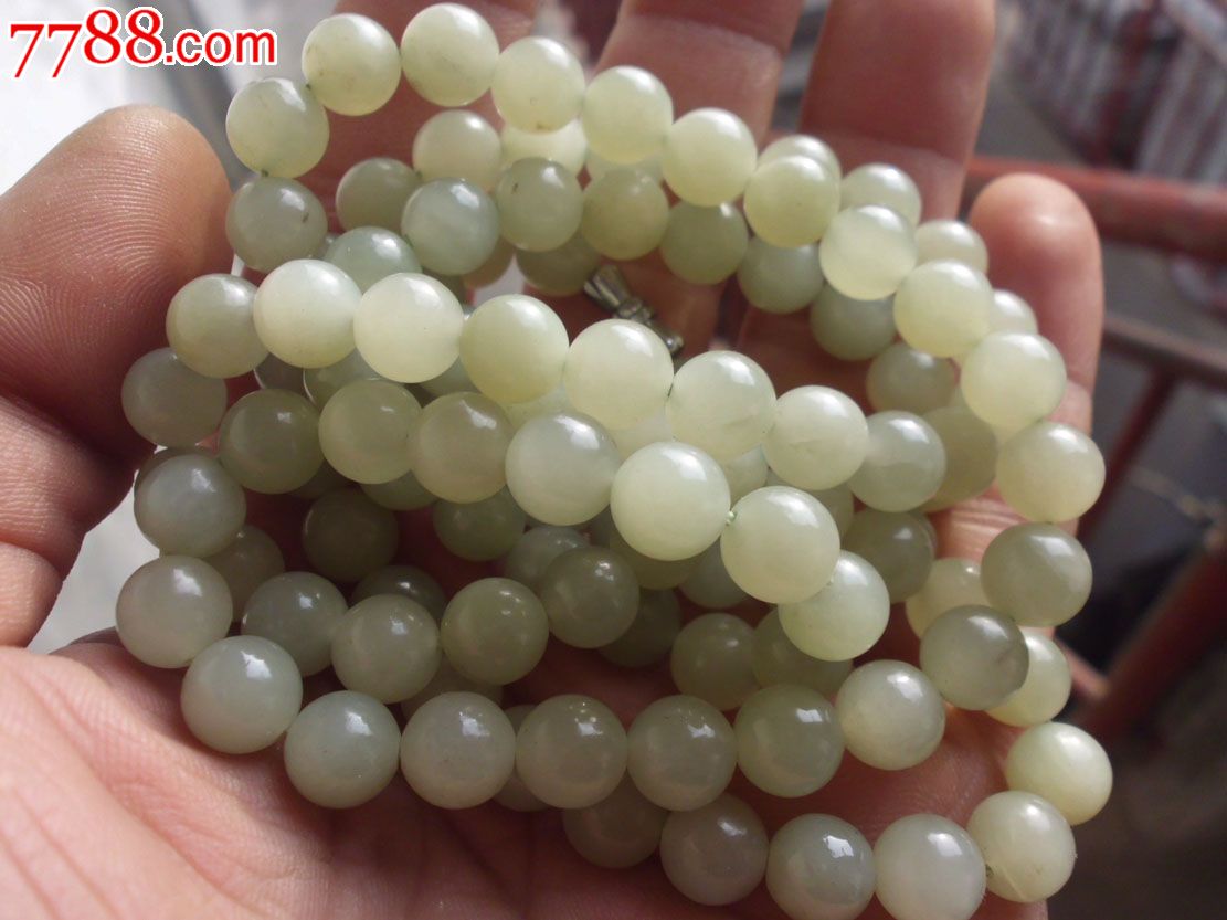 和田玉小珠子两条100多粒-价格:800元-se2171