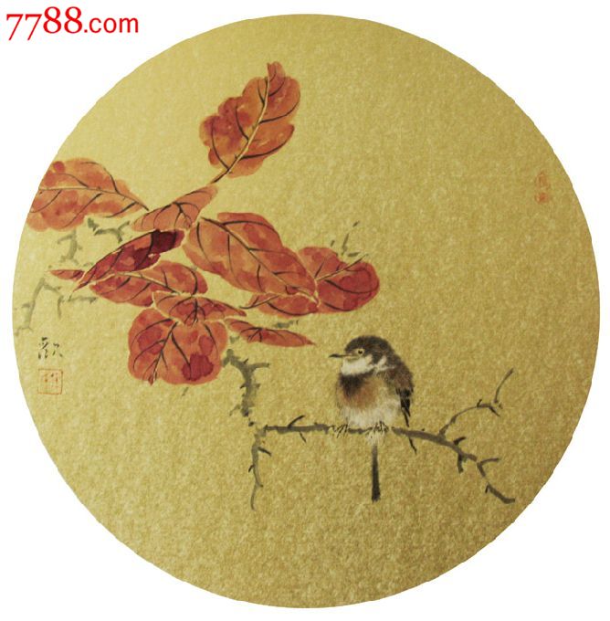 任欢没骨团扇-价格:4000元-se21821373-花鸟国画原作