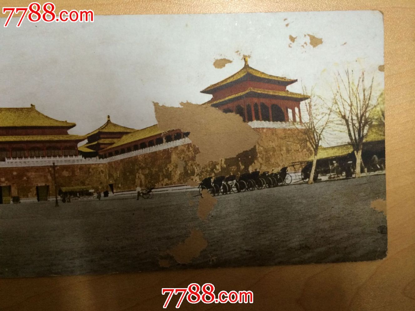 民国时期老明信片双连片北京紫禁城午门-价格
