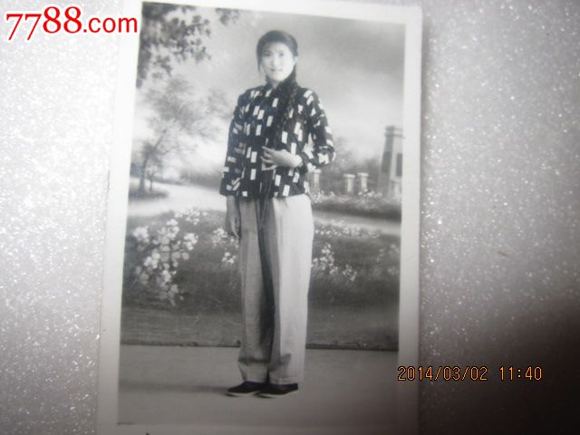六七十年代长辫子女青年照片,老照片-- 个人照