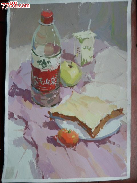 《静物》原画一张-价格:5元-se22470356-水粉/水彩原画-零售-中国收藏