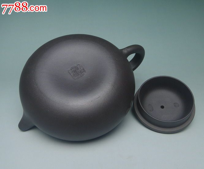 宜兴紫砂壶.正品全手工原矿黑泥.