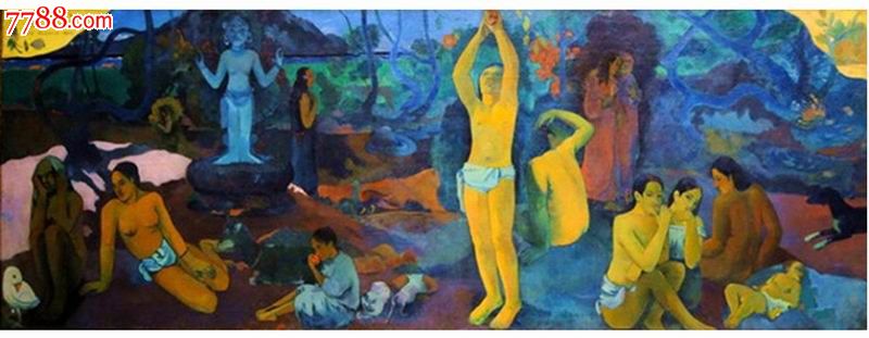 我们从哪里来?我们是谁?我们往哪里去?1897年保罗高更法国-价格:10元-se22888431-其他印刷品字画-零售-中国收藏热线