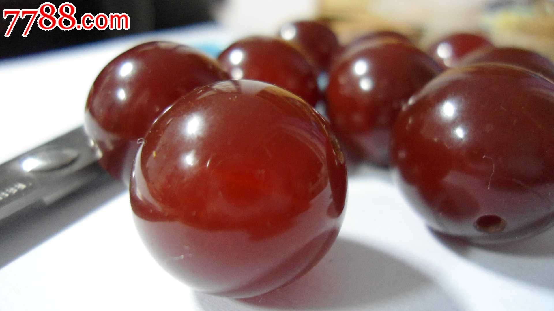 南红精品大个南红玛瑙珠子10粒【】直径1.9厘米