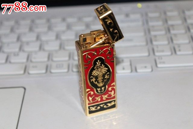 原装正品全新珐琅描金登喜路打火机收藏奢华-