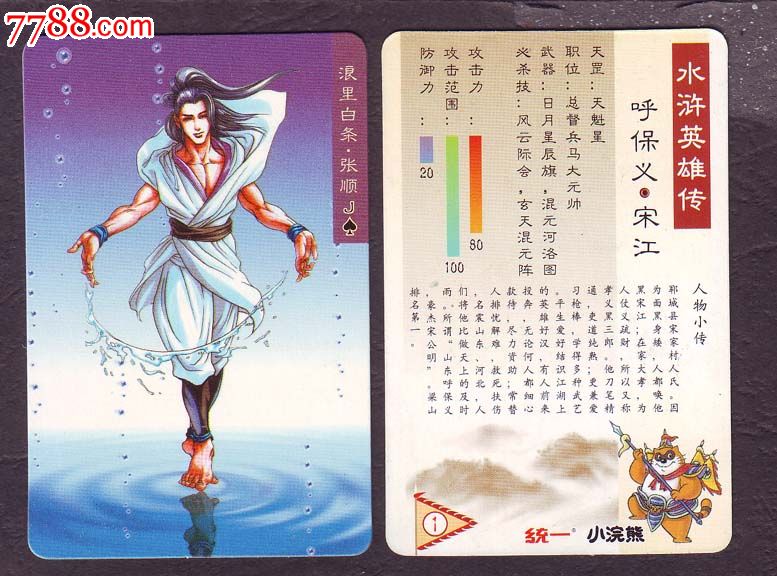 浪里白条张顺-se23061512-七七八八食品卡收藏