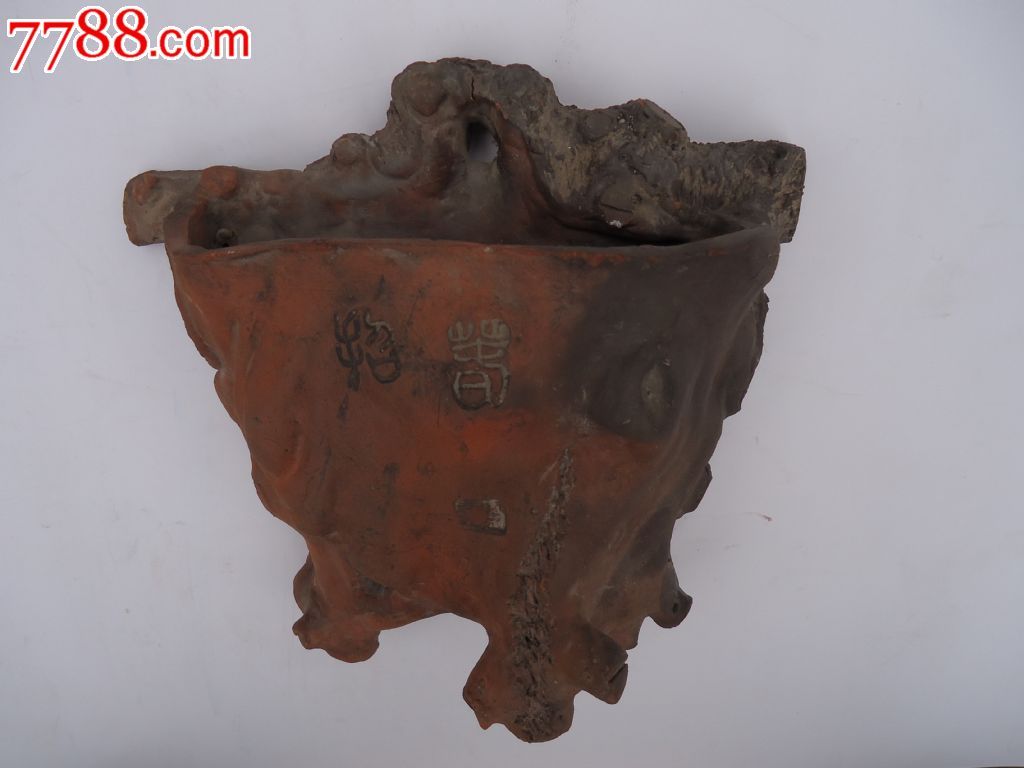 文革前后挂式泥花盆-价格:788元-se23146108