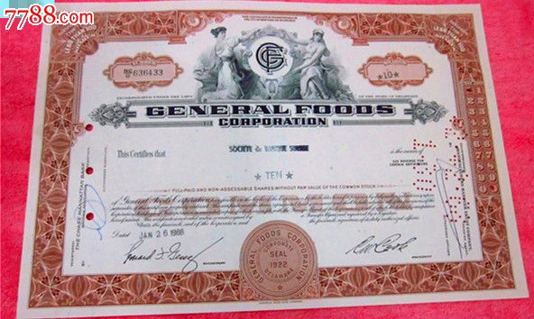 金融债券美国老股票美国债券股票?看中就拍走