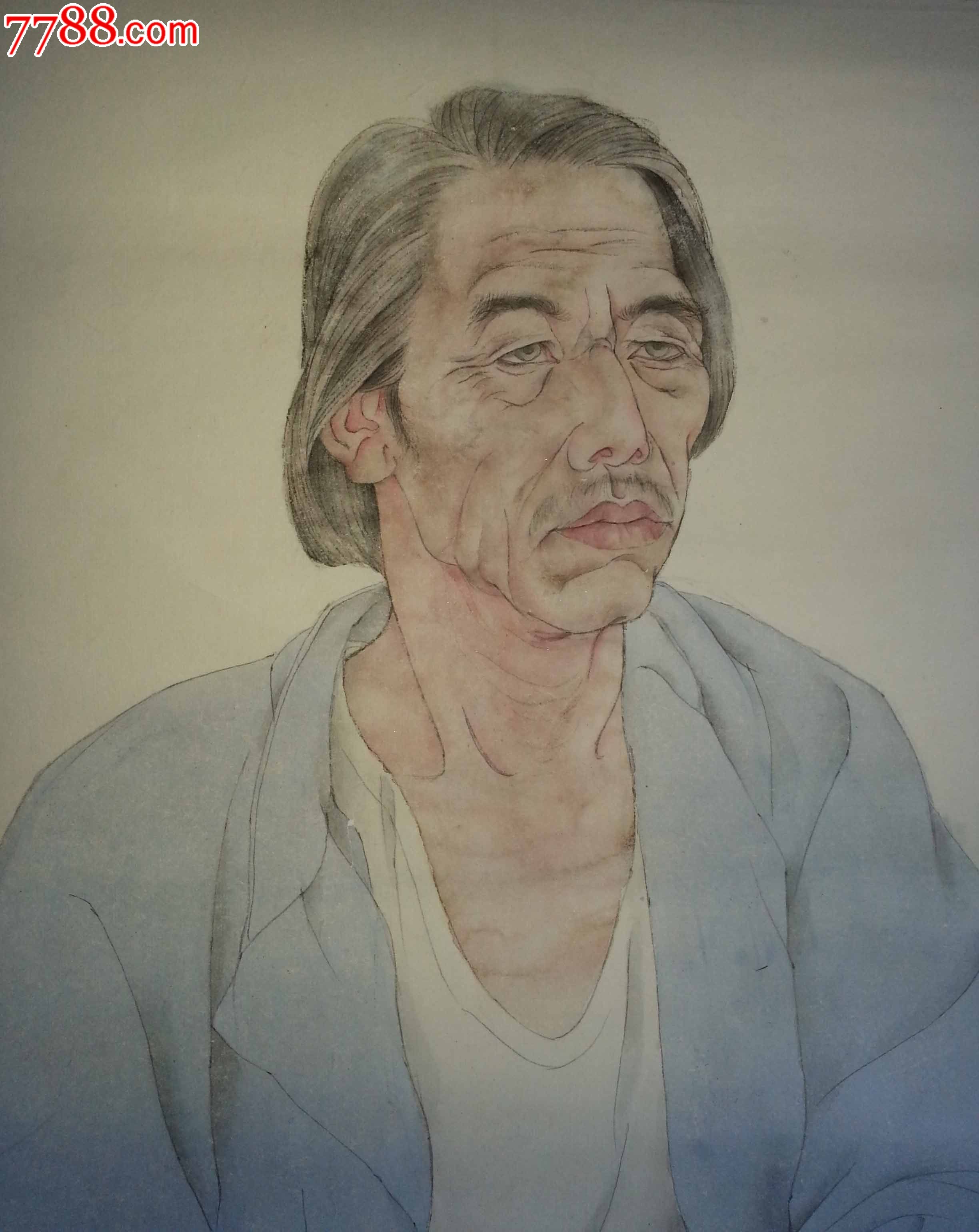 【羽桐轩】陈志安四尺整张(138x68cm)人物画