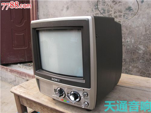 索尼sony老式高级6寸彩色电视机型号kv-9300