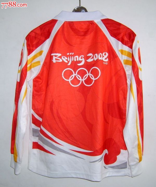 奥运会志愿者服奥运红色版本长袖中国印阿迪达斯纪念装_其他运动服装