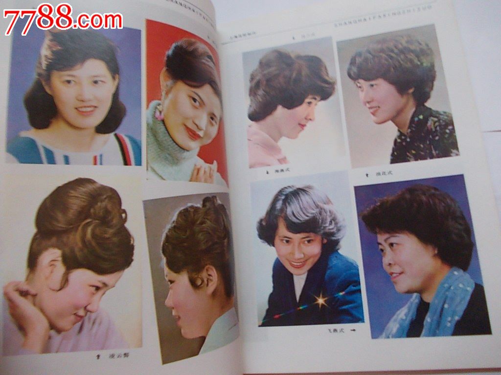 湖南版:上海发型制作(不是全彩页,后面是黑白图解)