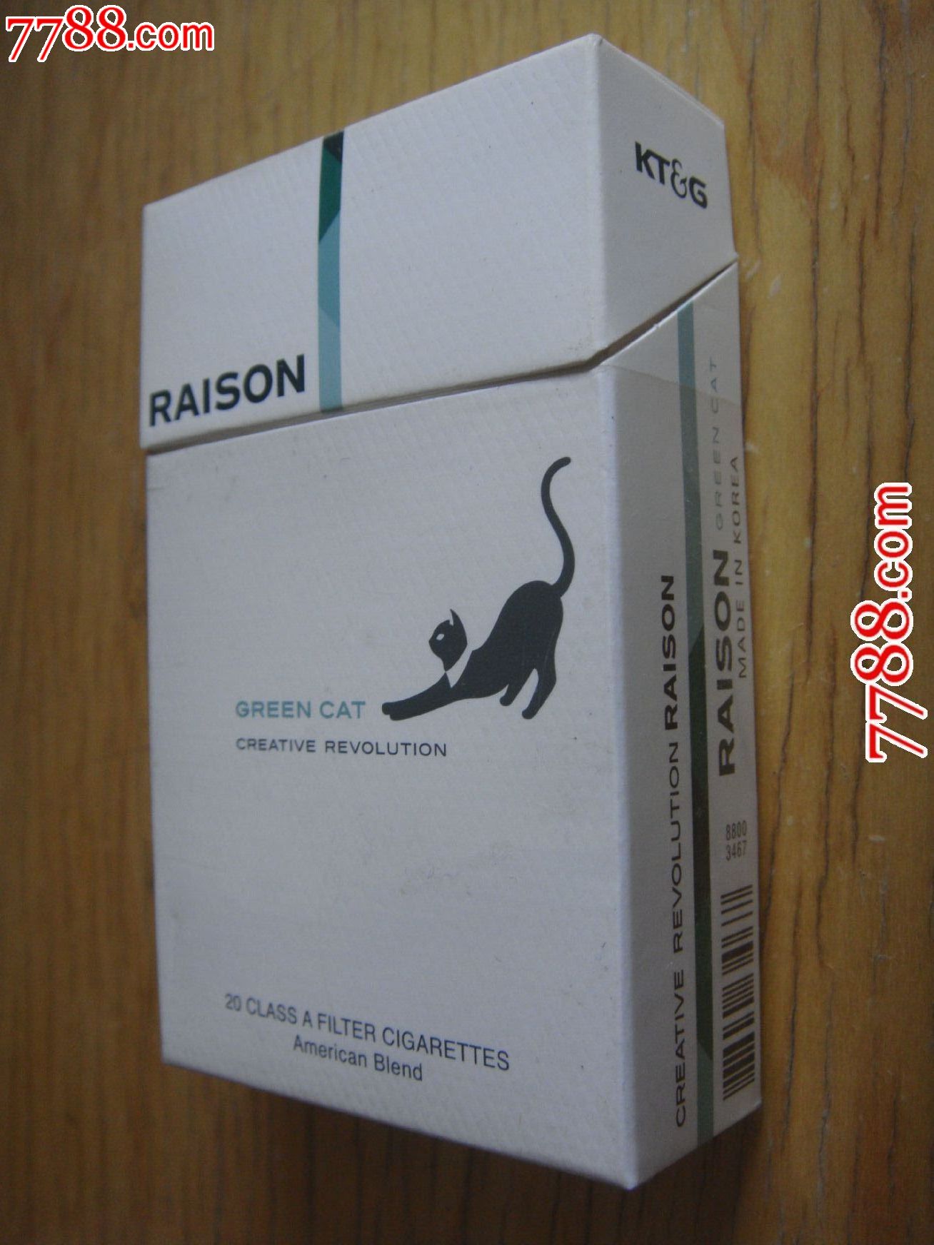 韩国原装产,【raison～猫(翠绿)3d标】_价格6元_第1张_中国收藏热线