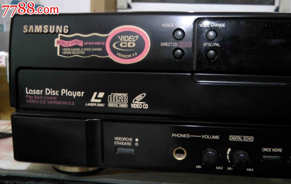 三星牌镭射卡拉ok影碟机,录像机/影碟机,其他影碟机,八十年代(20世纪)