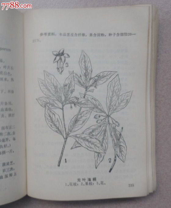 中草药资料,塑皮