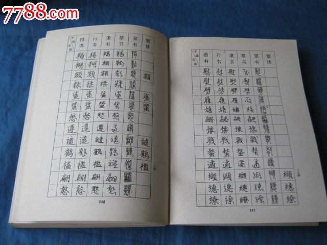 钢笔书法五体字典-楷书、行书、隶书、草书、