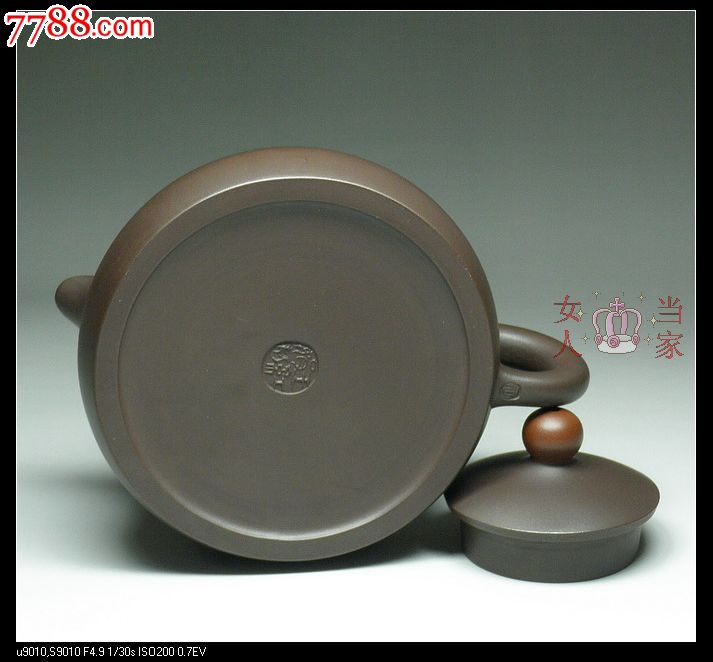 精品紫砂壶/国家级王红娟120目原矿老紫/玉乳壶200cc