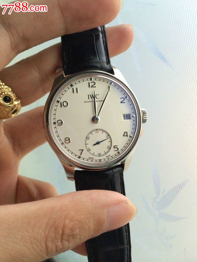 现货iwc葡萄牙手动上链八日动力储备腕表