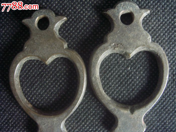 老家具上铜拉手一对._价格88元_第2张_7788收藏__中国收藏热线