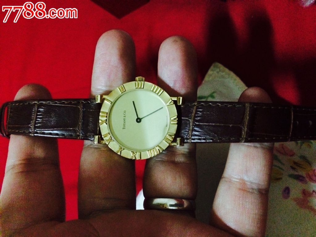 Tiffany蒂芙尼石英表18K黄金31mm,手表\/腕表,