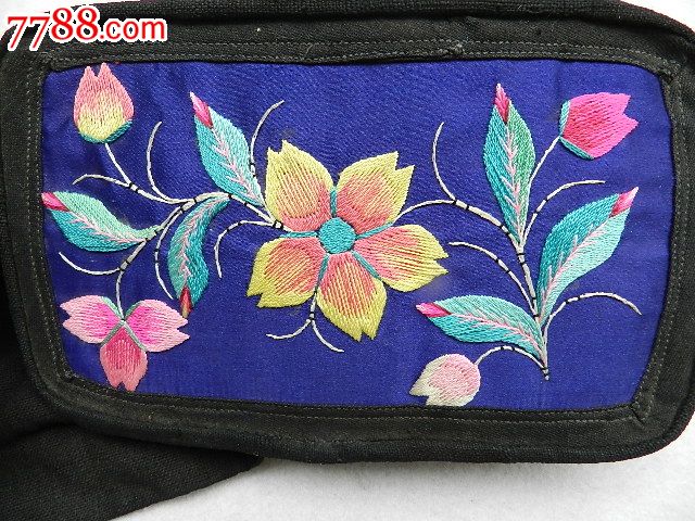 【梅花花卉图绣花枕头1949】山西晋工老刺绣老织绣绣花-价格:200元-se24416934-枕套\/枕巾\/枕顶-零售-中国收藏热线