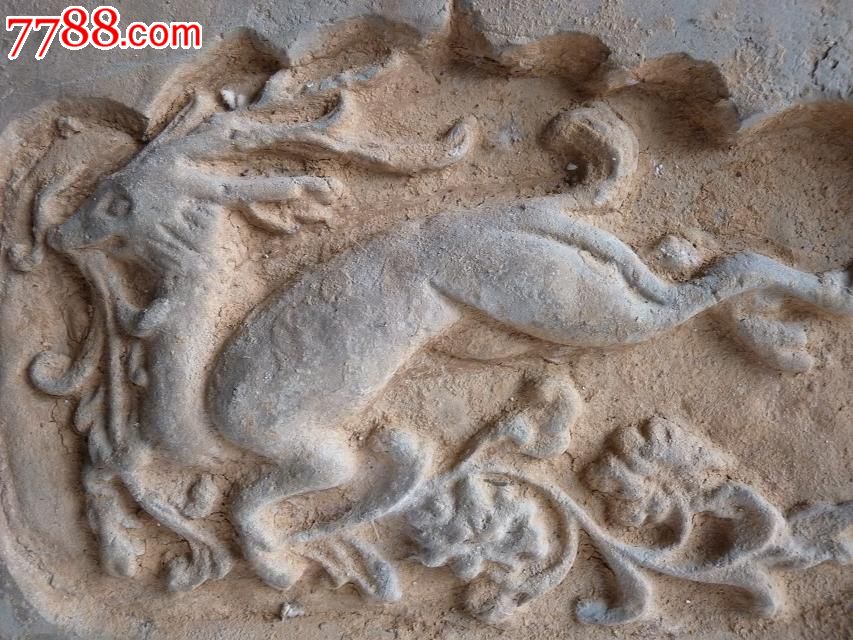 宋代鹿转调-价格:600元-se24433224-砖雕-零售