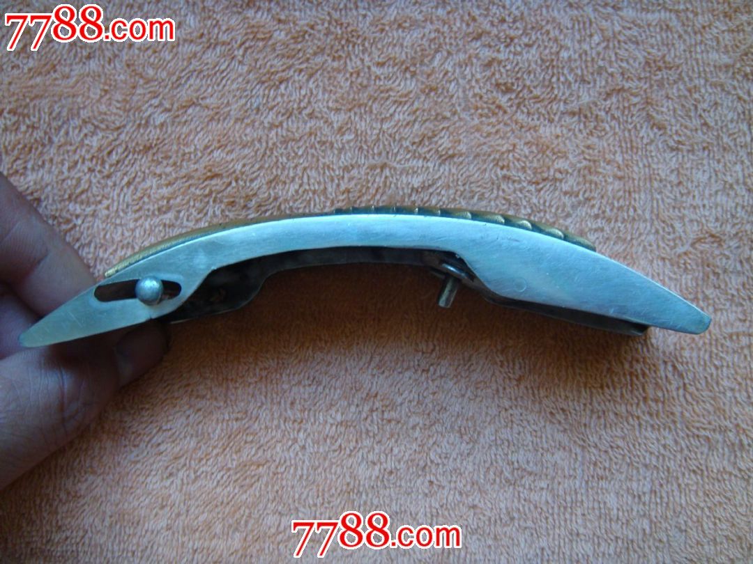 手工制作双凤图案白钢腰带卡子-se41377521-皮带扣