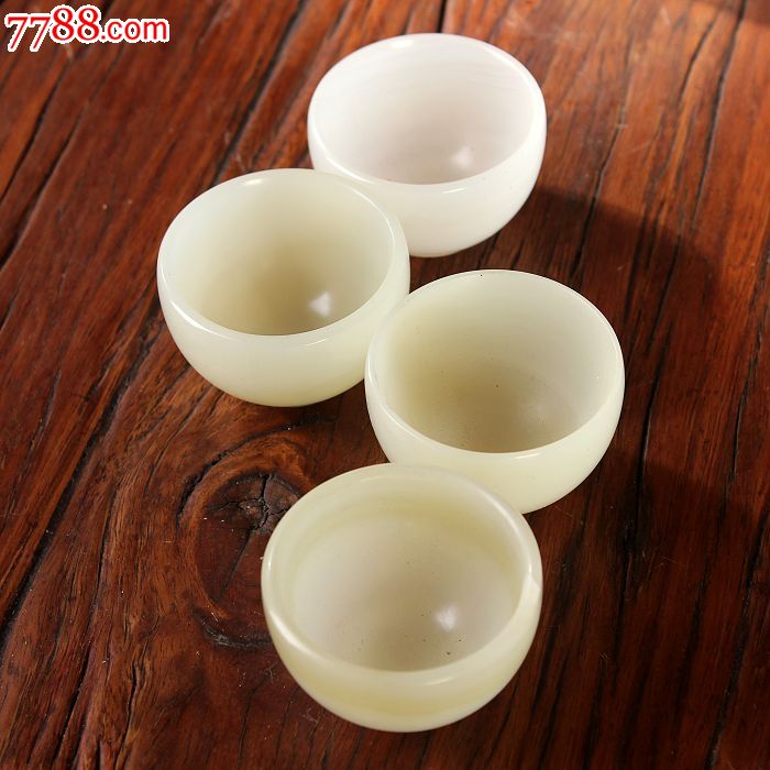 宜居品阁特价包邮天然正品A级阿富汗白玉杯玉茶杯YWS1496-价格:35元-se24585032-其他奇石-零售-中国收藏热线