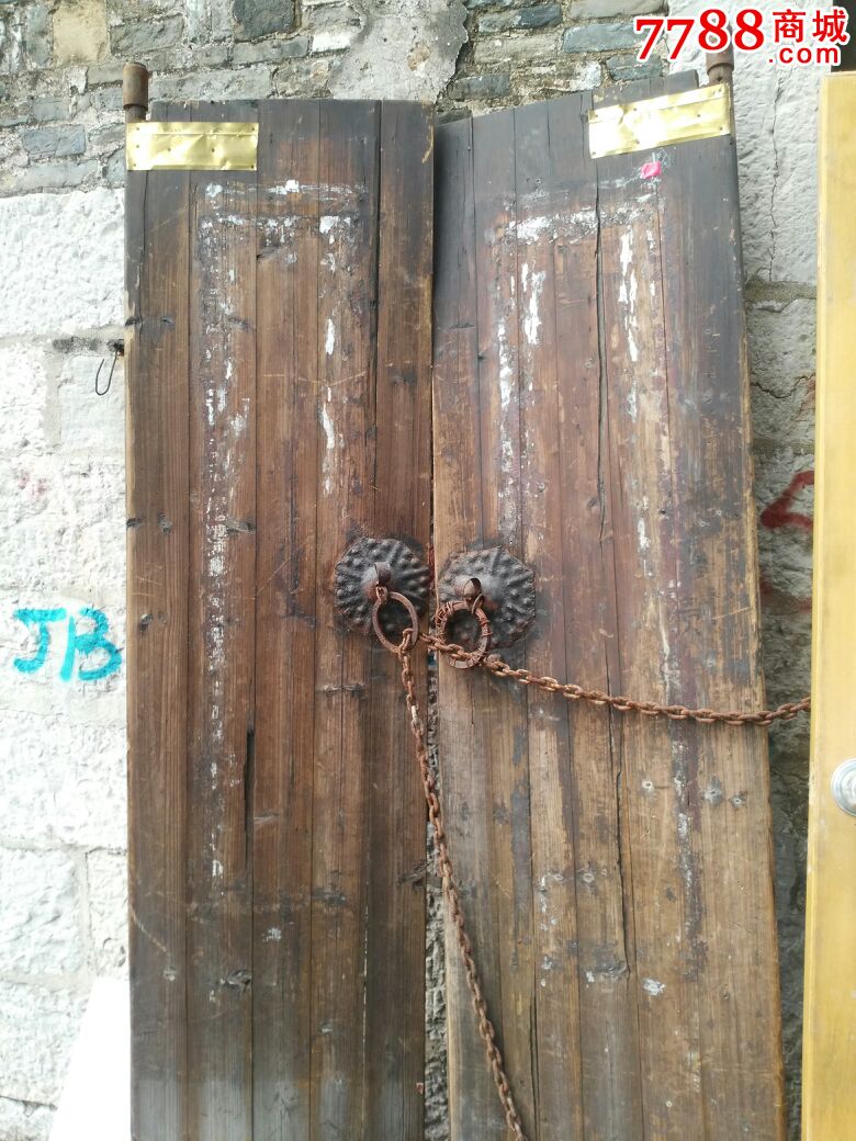 老房子上拆下的樟树门-se24643241-木门窗-零售-7788