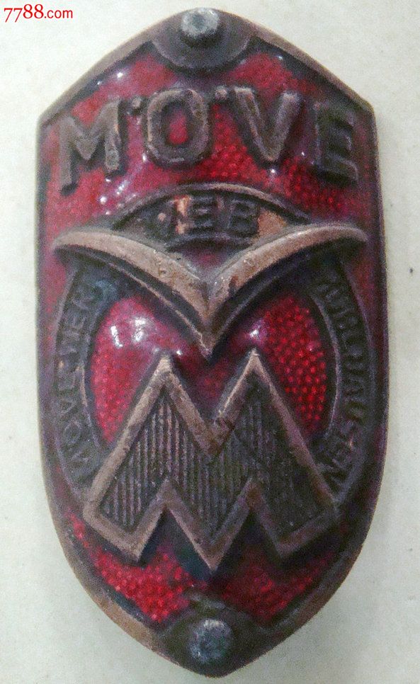 德国move自行车商标牌子-价格:300元-se24795375-车牌-零售-中国收藏热线