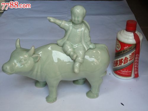 牧童骑牛大酒瓶(装饰摆设精品)
