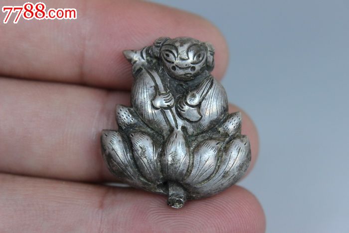 明代小银人-价格:180元-se24904864-银佛像\/银