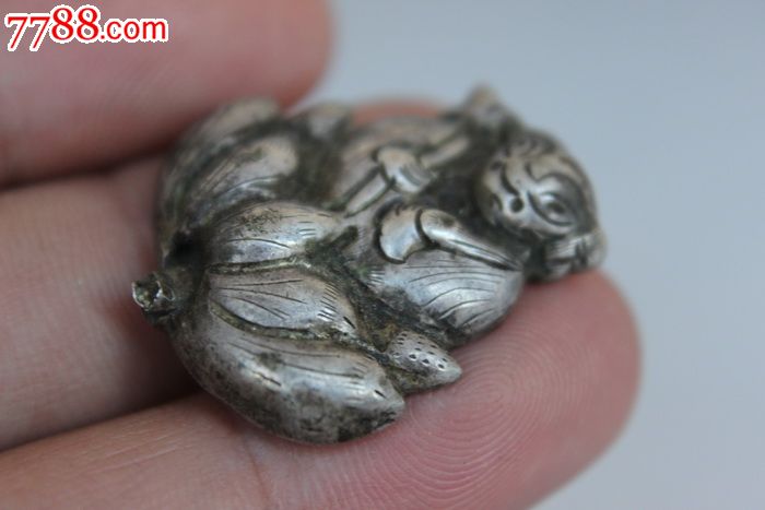 明代小银人-价格:180元-se24904864-银佛像\/银