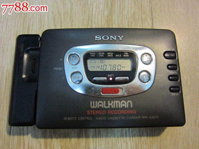 索尼WM-GX612磁带随身听-价格:68元-se2498