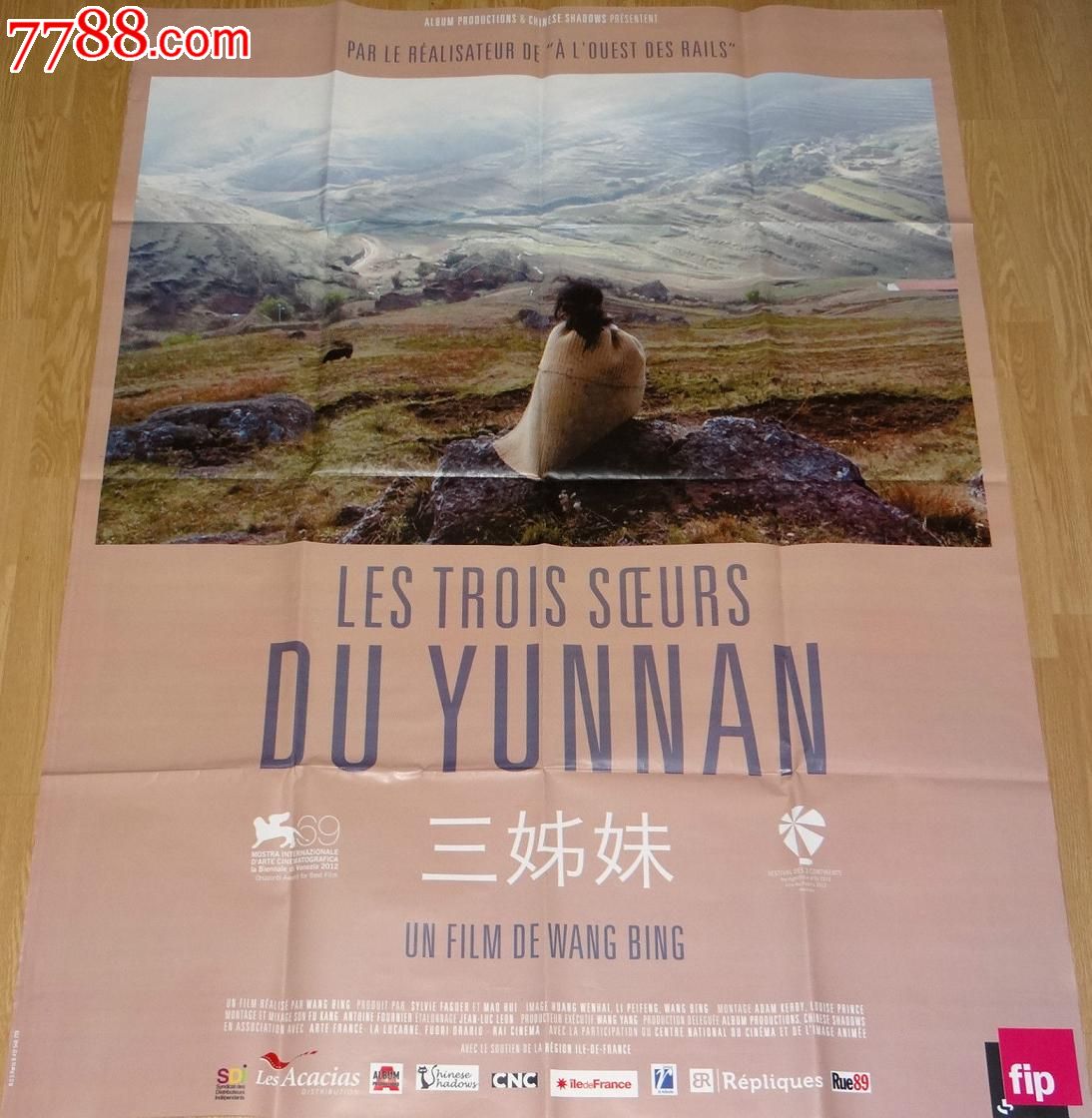 《<em>三姊妹</em>》<em>纪录片</em>王兵法国原版电影海报(交流