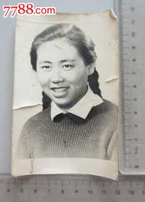 女青年个人照(老照片)