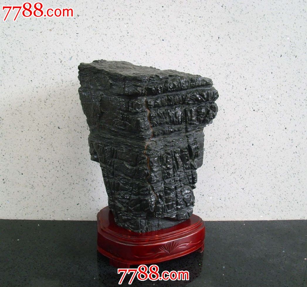 天然观赏奇石---太行山黑色墨石造型石_价格900元_第3张_中国收藏热线