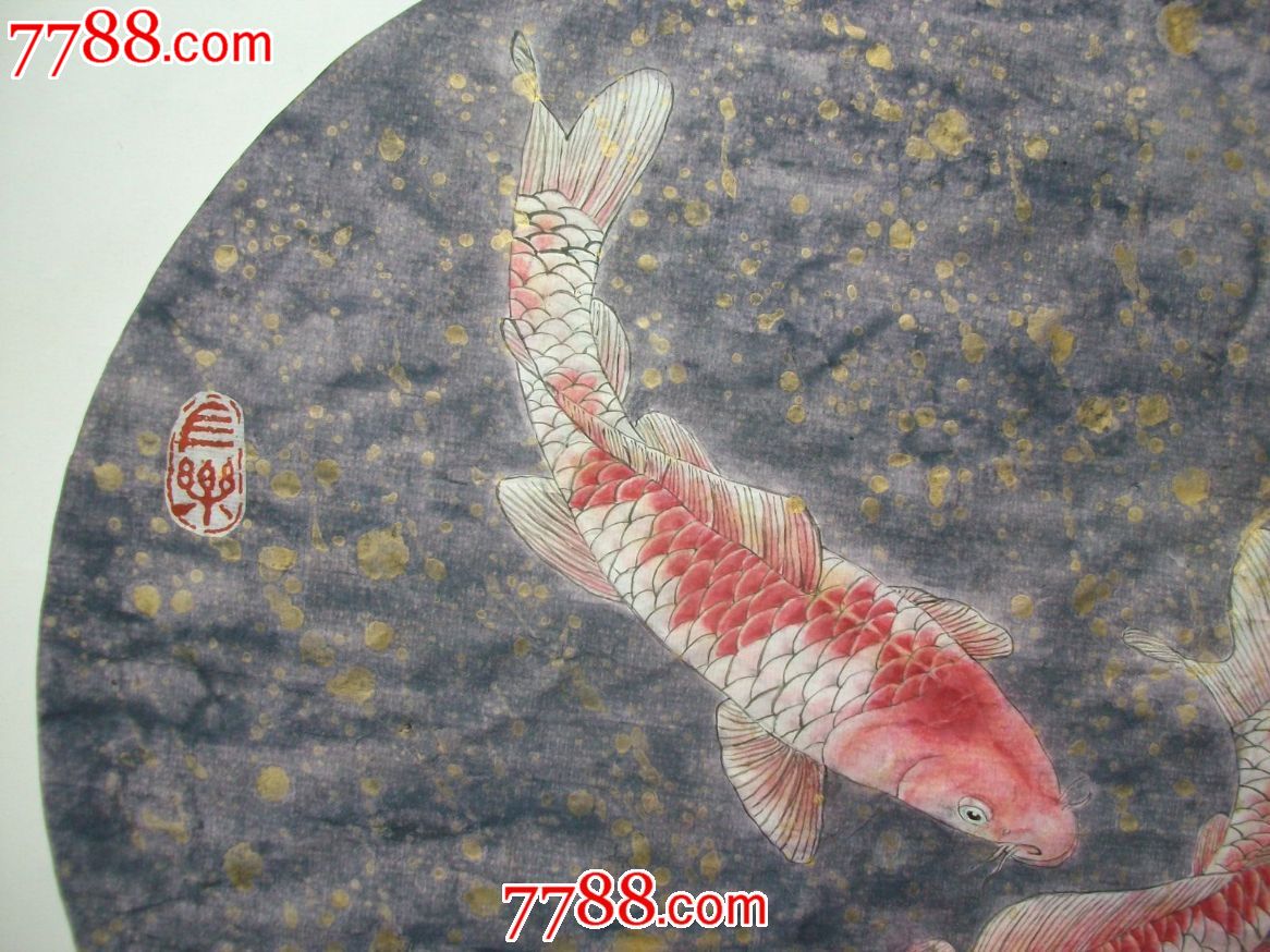工笔画【双鱼图】_价格266元_第3张_中国收藏热线