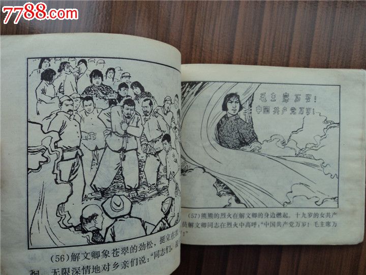 宁死不屈的解文卿---山东72年1印,杜恒范等绘画