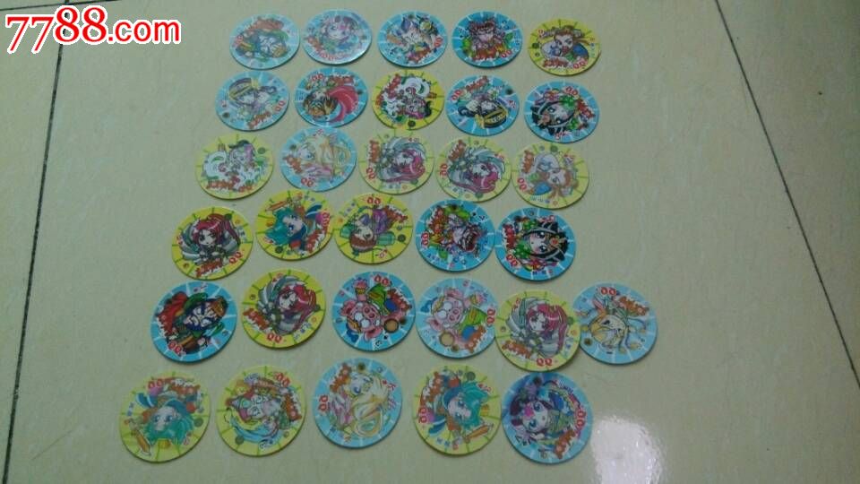 qq封神榜小浣熊圆卡,食品卡,经典动漫食品卡,年代不详,普通卡,圆形卡,不成套卡,se25354283,零售,七七八八食品卡收藏