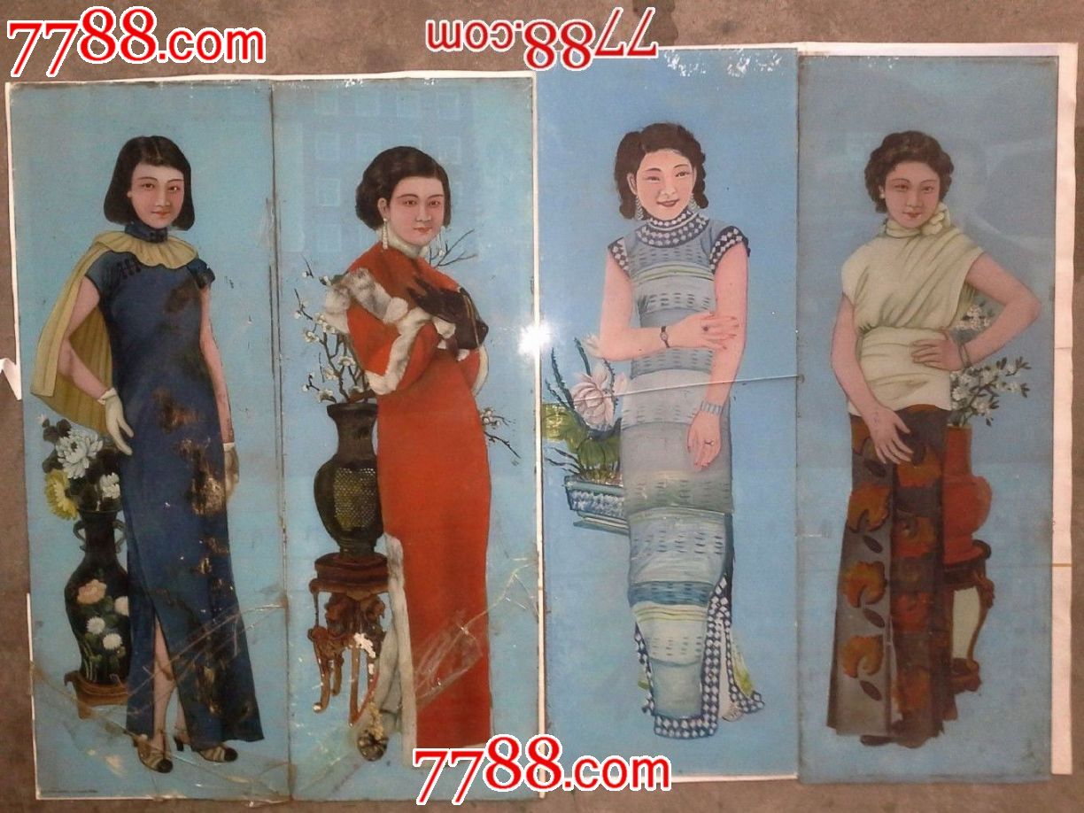 <em>美女画</em>-价格:2100元-se25509499-玻璃画-零售