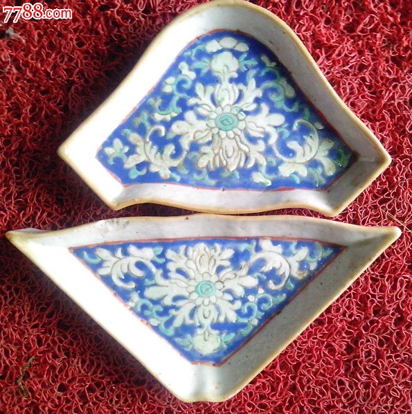 二个清末攒盘【本店商品繁多敬请光临指教】-