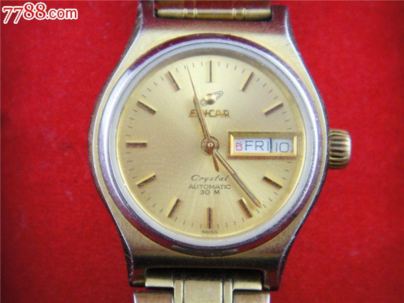 好品全自动黄面瑞士英纳格英格女机械表机芯2