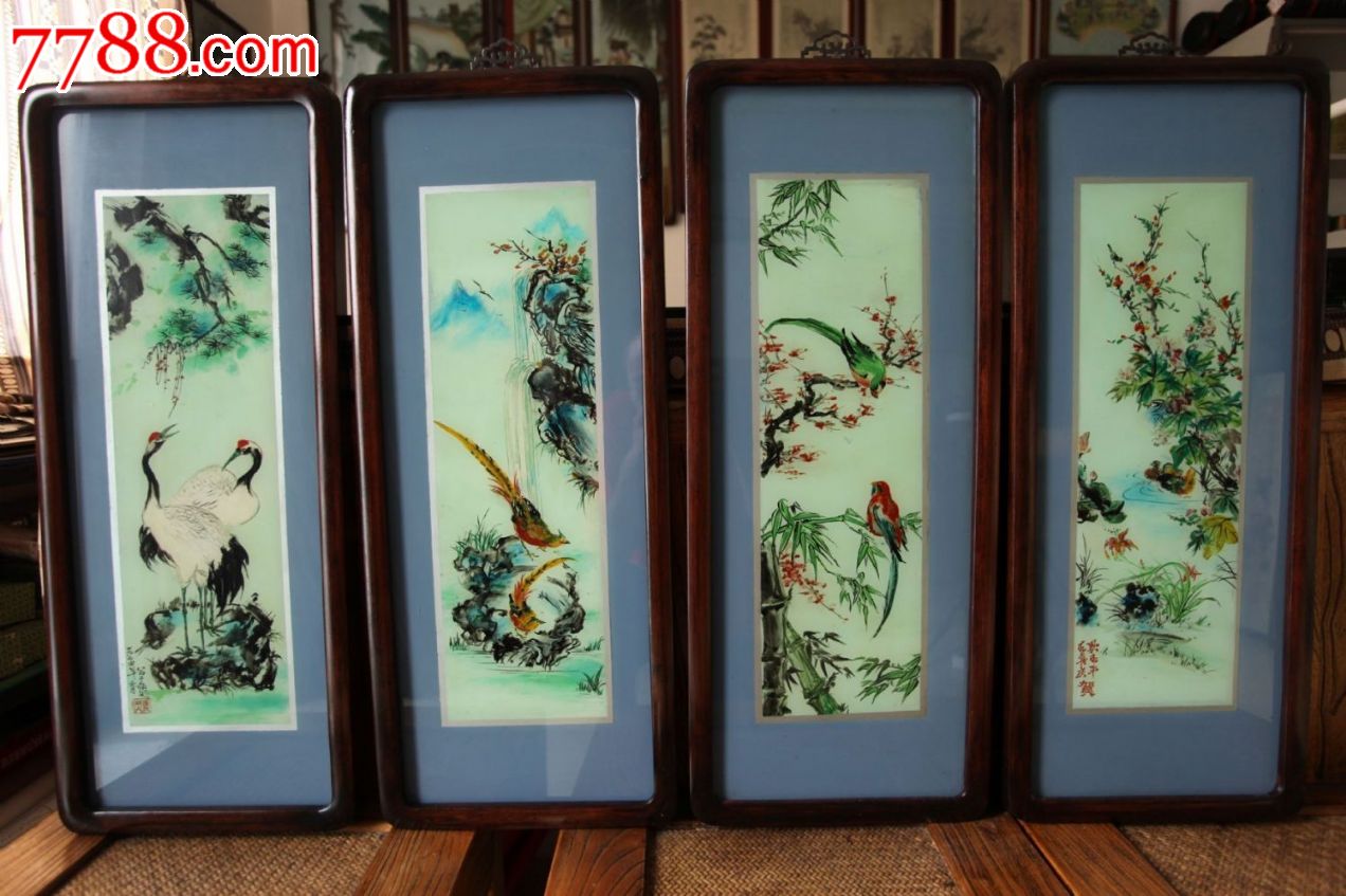 民国时期玻璃画